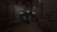 The Wither, the game's second and optional boss (Image via Minecraft)